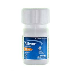 what is the drug ativan prescribed for